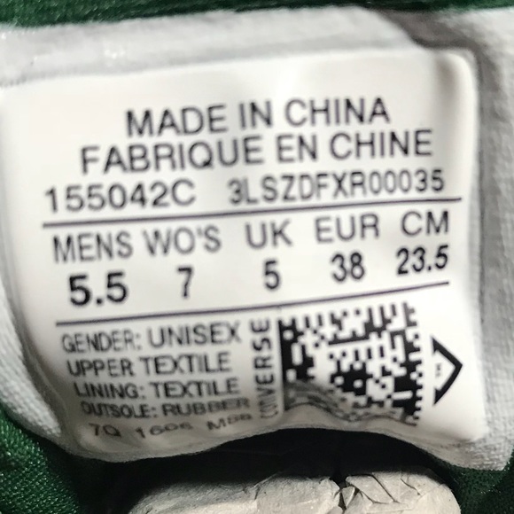 NWT Converse Thunderbolt Modern OX Gorge Green W - Picture 8 of 8